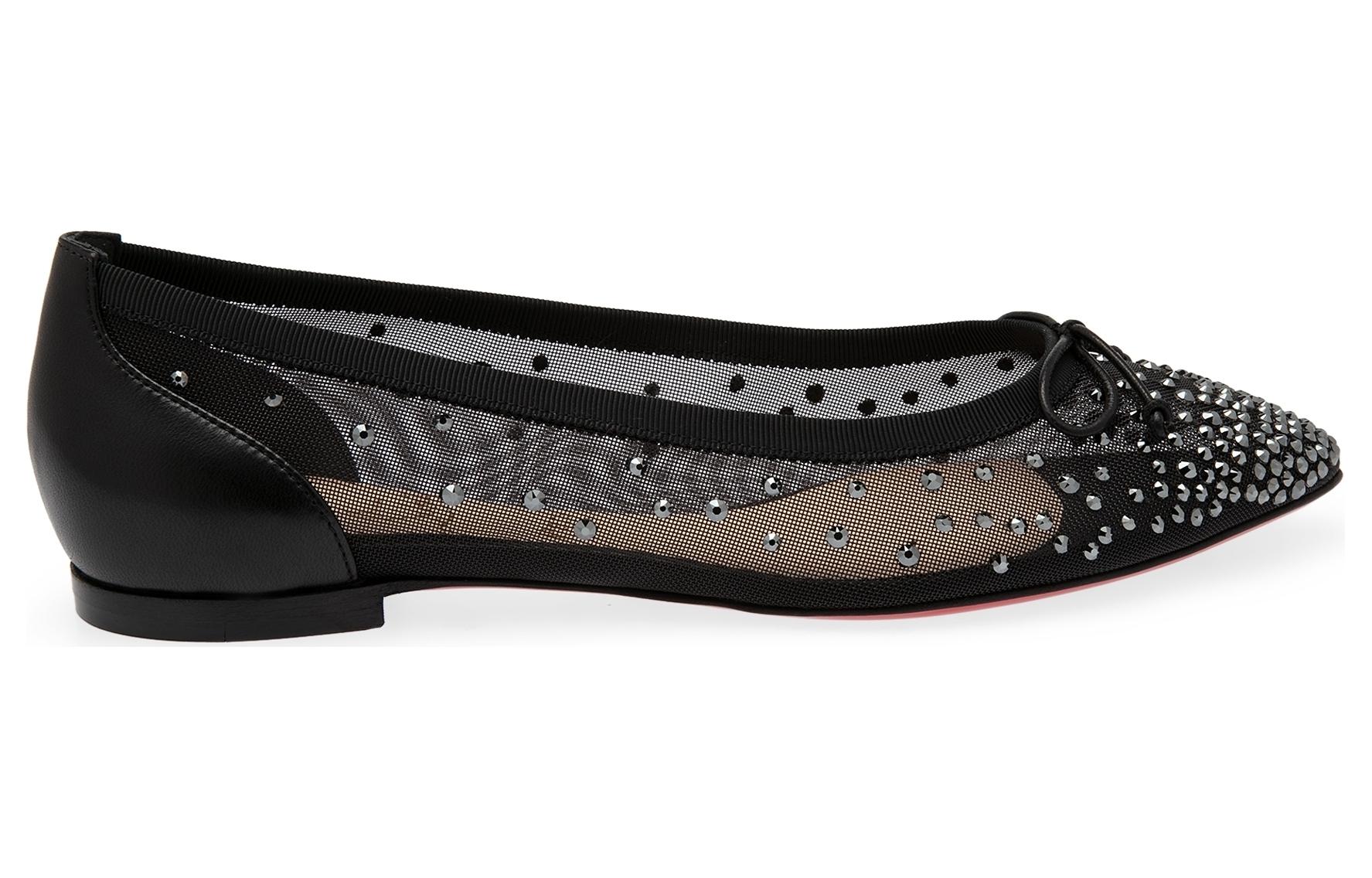 (W) Christian Louboutin Low-Top Flat 'Black Fashion' 圖 2