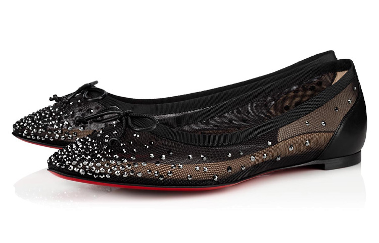 (W) Christian Louboutin Low-Top Flat 'Black Fashion' 圖 3