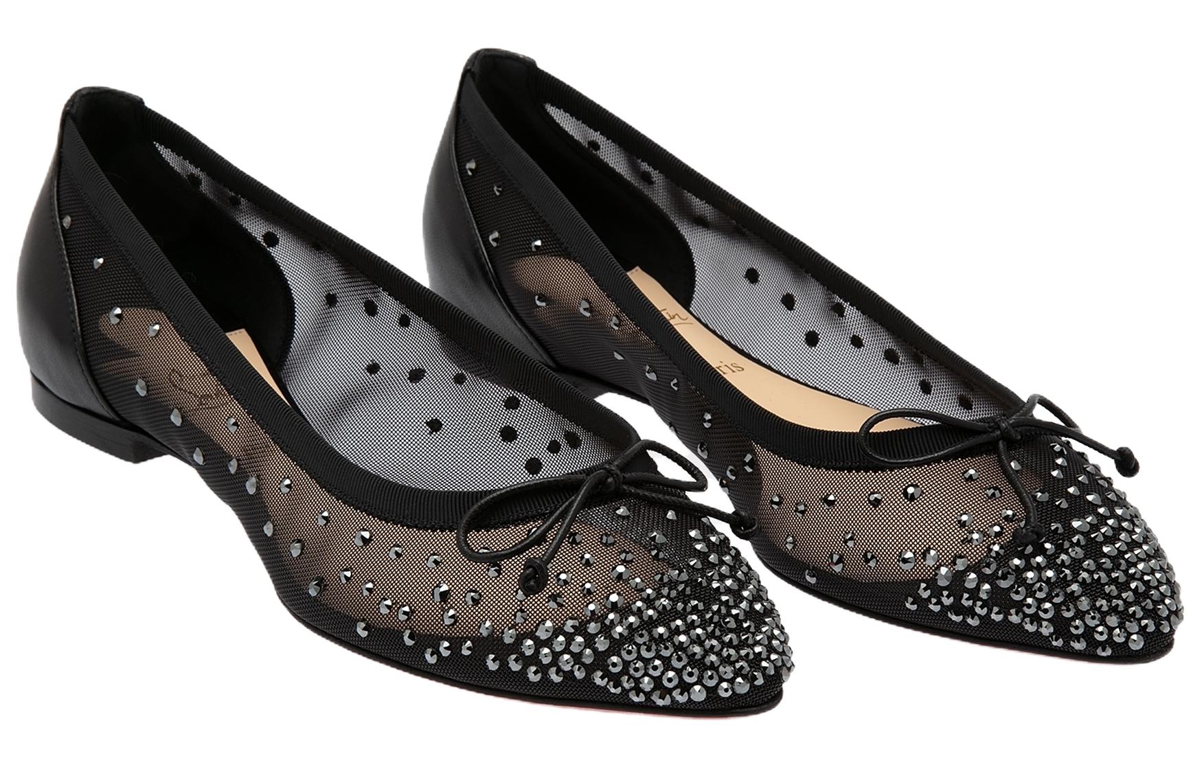 (W) Christian Louboutin Low-Top Flat 'Black Fashion' 圖 4