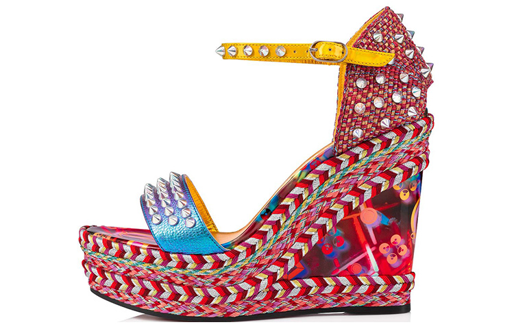 (W) Christian Louboutin Madmonica 'Colorful Studs'