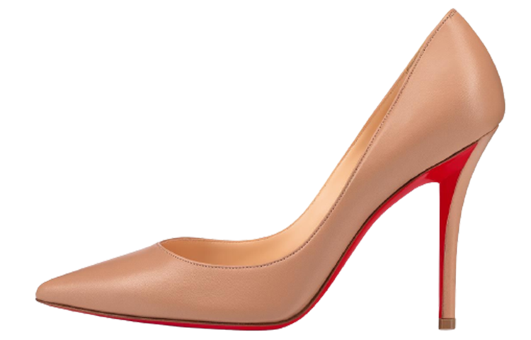 (W) Christian Louboutin Maison High Heel 'Nude'