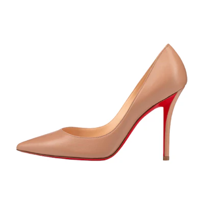 (W) Christian Louboutin Maison High Heel 'Nude'
