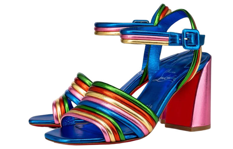 (W) Christian Louboutin Manola 'Blue Fashion Sandal' 圖 2