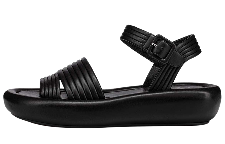 (W) Christian Louboutin Manolasummer 'Black Nappa Leather'