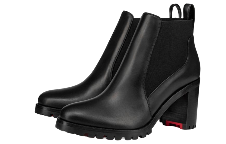 (W) Christian Louboutin Marcharoche Ankle Boot 'Black Calfskin' 圖 3