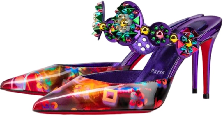 (Women) Christian Louboutin Mirror Leather Sandal 'Purple' 1220590T022 Order (Women) Christian Louboutin Mirror Leather Sandal 'Purple' 1220590T022