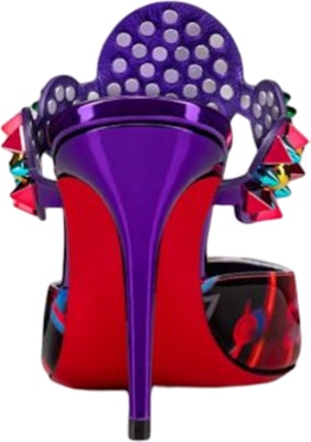 (Women) Christian Louboutin Mirror Leather Sandal 'Purple' 1220590T022 Lookbook (Women) Christian Louboutin Mirror Leather Sandal 'Purple' 1220590T022