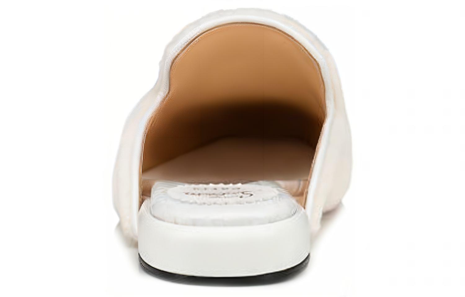 (W) Christian Louboutin Mule Flat 'White Leather' 圖 3