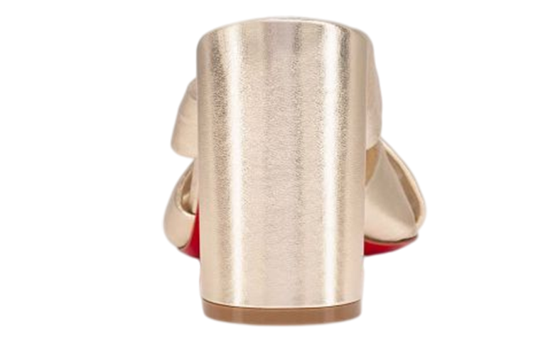 (W) Christian Louboutin Nappa Laminate Sandals 'Gold' 圖 3