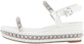 Buy (W) Christian Louboutin Sandal Kulit Nappa Gesper 'Putih' 1221353W302