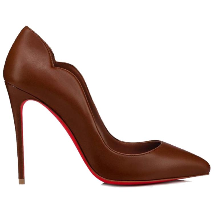 (W) Christian Louboutin Nappa Leather High Heels 'Light Brown' 圖 2