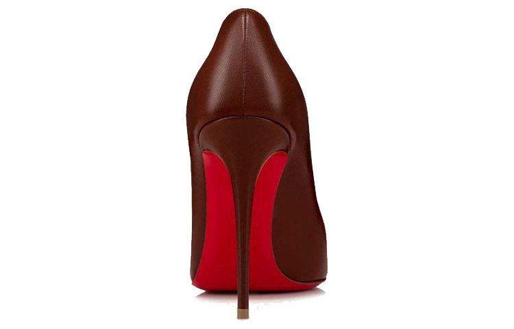 (W) Christian Louboutin Nappa Leather High Heels 'Brown' 圖 4