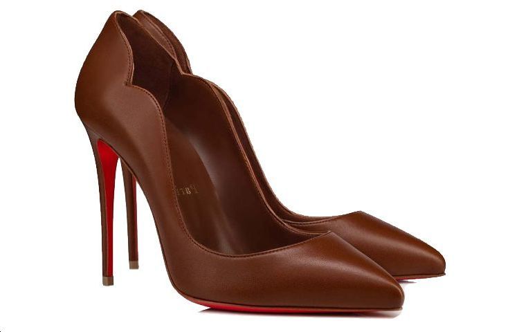 (W) Christian Louboutin Nappa Leather High Heels 'Light Brown' 圖 4