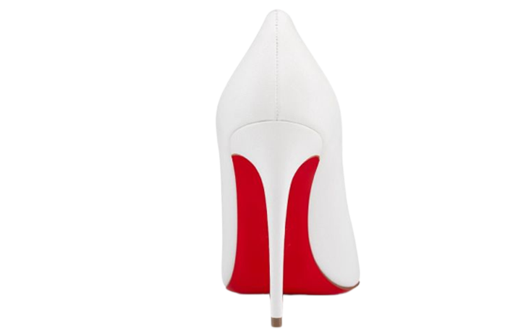 (W) Christian Louboutin Nappa Leather High Heel 'White' 圖 5
