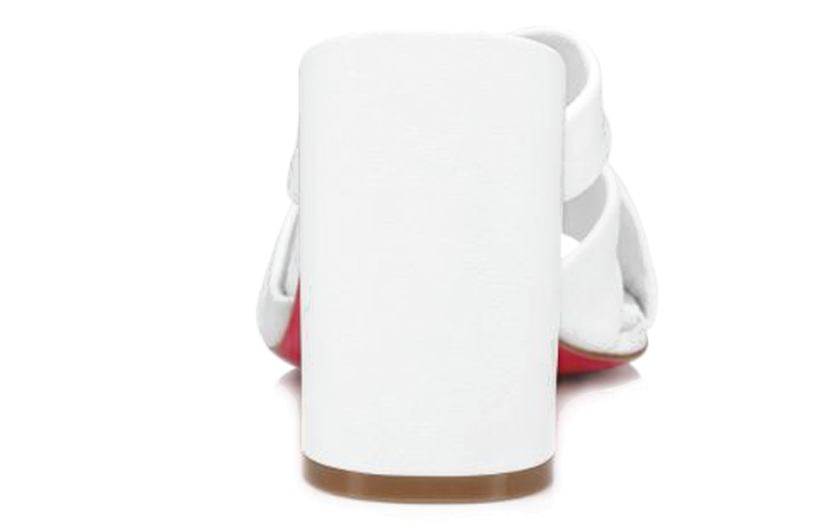 (W) Christian Louboutin Nappa Leather Sandals 'White' 圖 3