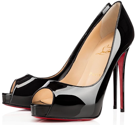 (Women) Christian Louboutin New Very Prive 120 Pump Black Patent Leather 1150600BK01 Lookbook (Women) Christian Louboutin New Very Prive 120 Pump Black Patent Leather 1150600BK01
