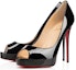 Lookbook (W) Christian Louboutin New Very Prive 120 Tumit Hitam Kulit Patent 1150600BK01