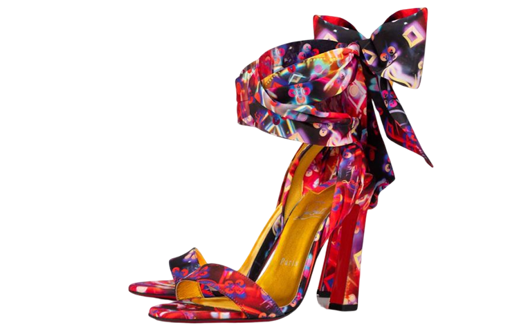(W) Christian Louboutin Nylon Fashion Sandal 'Red' 圖 2