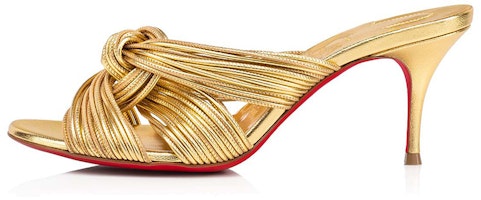 (Women) Christian Louboutin Open-Toe Sandal 'Gold' 1220814G297 (Women) Christian Louboutin Open-Toe Sandal 'Gold' 1220814G297