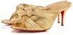 (Women) Christian Louboutin Open-Toe Sandal 'Gold' 1220814G297