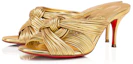 Lookbook (W) Sandalia con Punta Abierta Christian Louboutin 'Dorado' 1220814G297