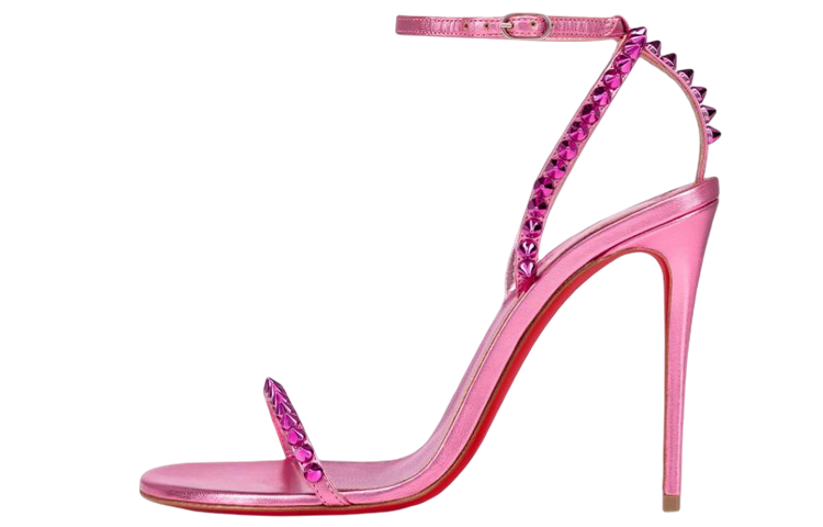 (Women) Christian Louboutin Open Toe Fashion Sandal 'Pink' 1220898P680