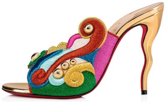(Women) Christian Louboutin Open Toe High Heel Sandals 'Multicolor' 3191215CMA3 (Women) Christian Louboutin Open Toe High Heel Sandals 'Multicolor' 3191215CMA3