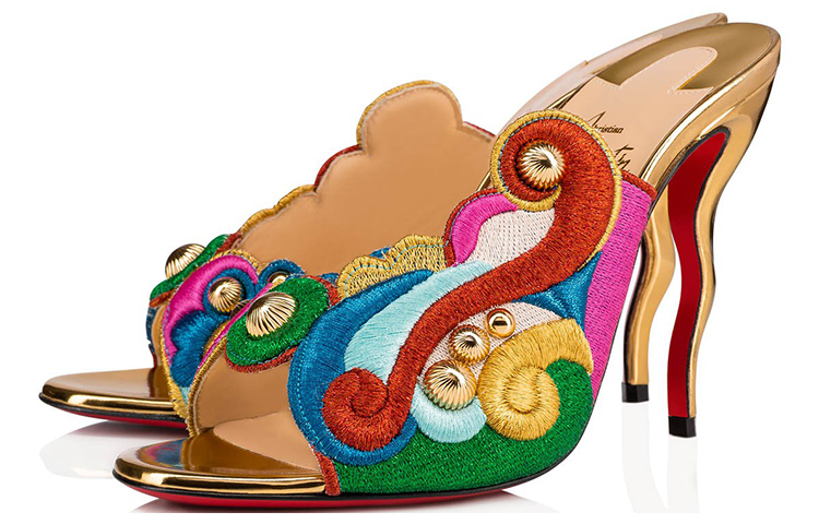 Lookbook Christian Louboutin 露趾高跟涼鞋 女式 彩色