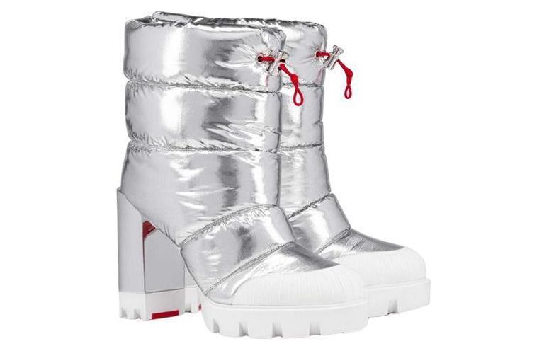 (W) Christian Louboutin Oriona Lug 'Silver Leather' 圖 4