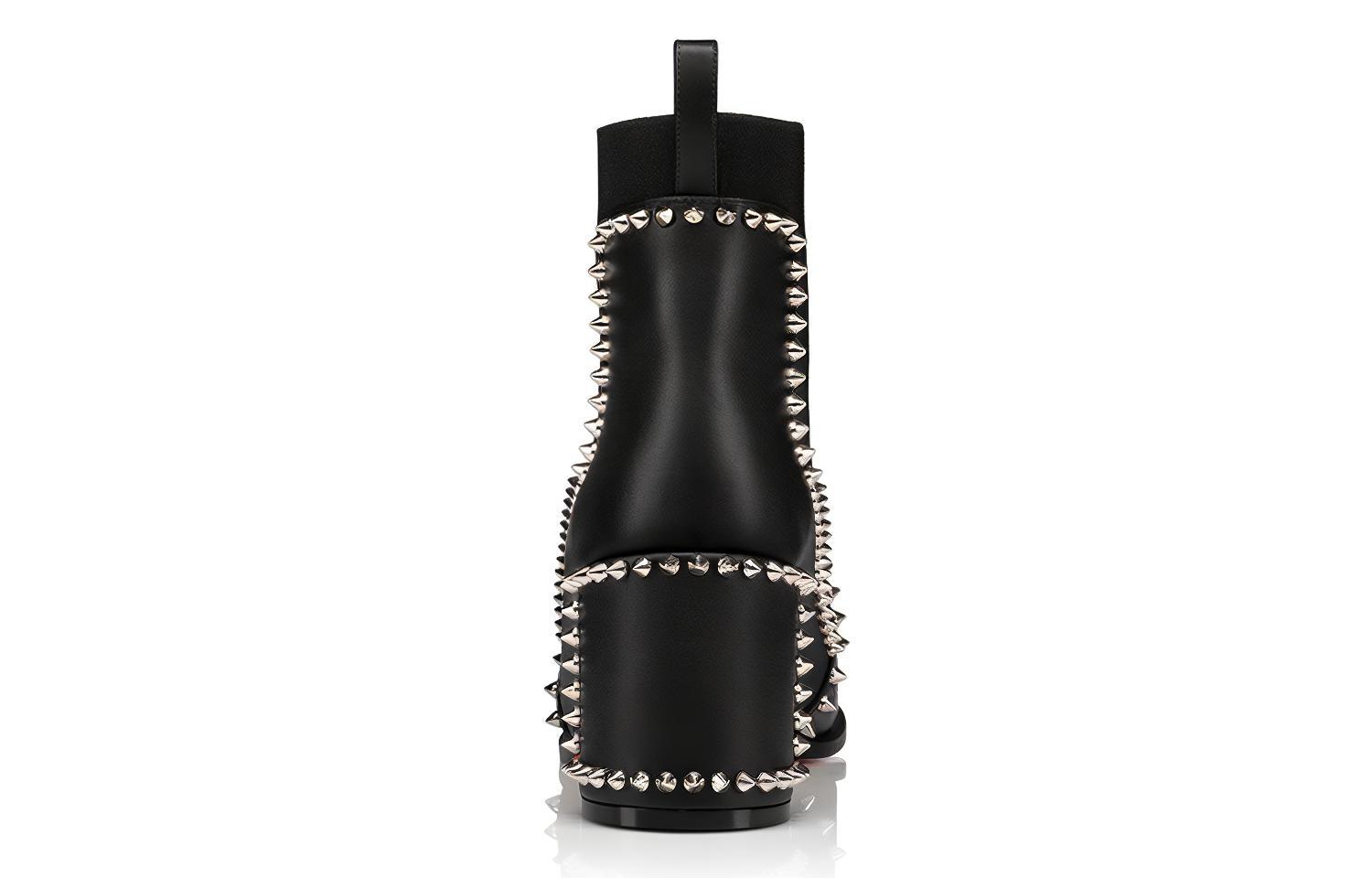 Lookbook (W) Christian Louboutin Out Line Spike 'Boot Hitam Tinggi' 3210964BK01