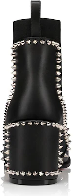(W) Christian Louboutin Out Line Spike 'Boot Hitam Tinggi' 3210964BK01 Lookbook (W) Christian Louboutin Out Line Spike 'Boot Hitam Tinggi' 3210964BK01