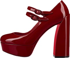 (Women) Christian Louboutin Patent Calfskin Fashion Sandals 'Red' 1220148R533 (Women) Christian Louboutin Patent Calfskin Fashion Sandals 'Red' 1220148R533