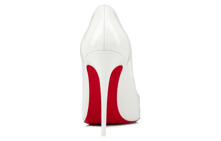 (W) Christian Louboutin Patent Calfskin High Heels 'White Fashion' 圖 4