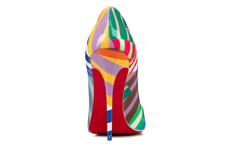 (W) Christian Louboutin Patent Calfskin Print High Heels 'Multicolor' 圖 5