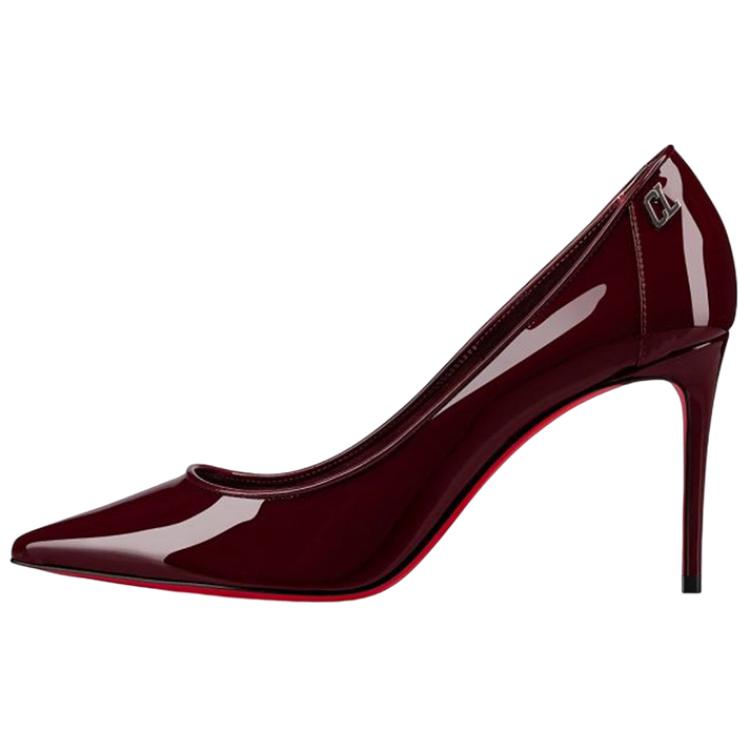 (Women) Christian Louboutin Patent High Heel Pumps 'Red Logo' 1221056R592