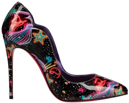 (Women) Christian Louboutin Patent Leather Pointed-Toe Stiletto Pumps 'Starglitter' 1230279T912 Order (Women) Christian Louboutin Patent Leather Pointed-Toe Stiletto Pumps 'Starglitter' 1230279T912