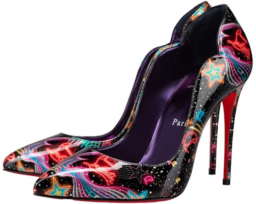 (Women) Christian Louboutin Patent Leather Pointed-Toe Stiletto Pumps 'Starglitter' 1230279T912 Lookbook (Women) Christian Louboutin Patent Leather Pointed-Toe Stiletto Pumps 'Starglitter' 1230279T912