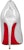 (W) Christian Louboutin Kulit Paten Tumit Runcing Stiletto 'Silver' 1230342S211