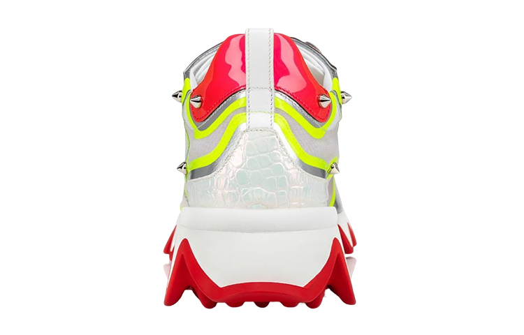 (W) Christian Louboutin Patent Leather Sneaker 'Silver' 圖 3