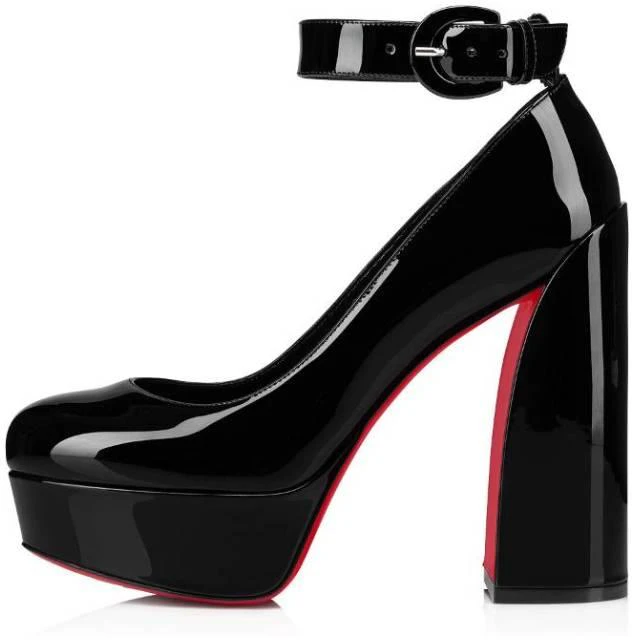 women-christian-louboutin-patent-leather-stiletto-heels-13cm-black-elegant-temperament-1230758-b439