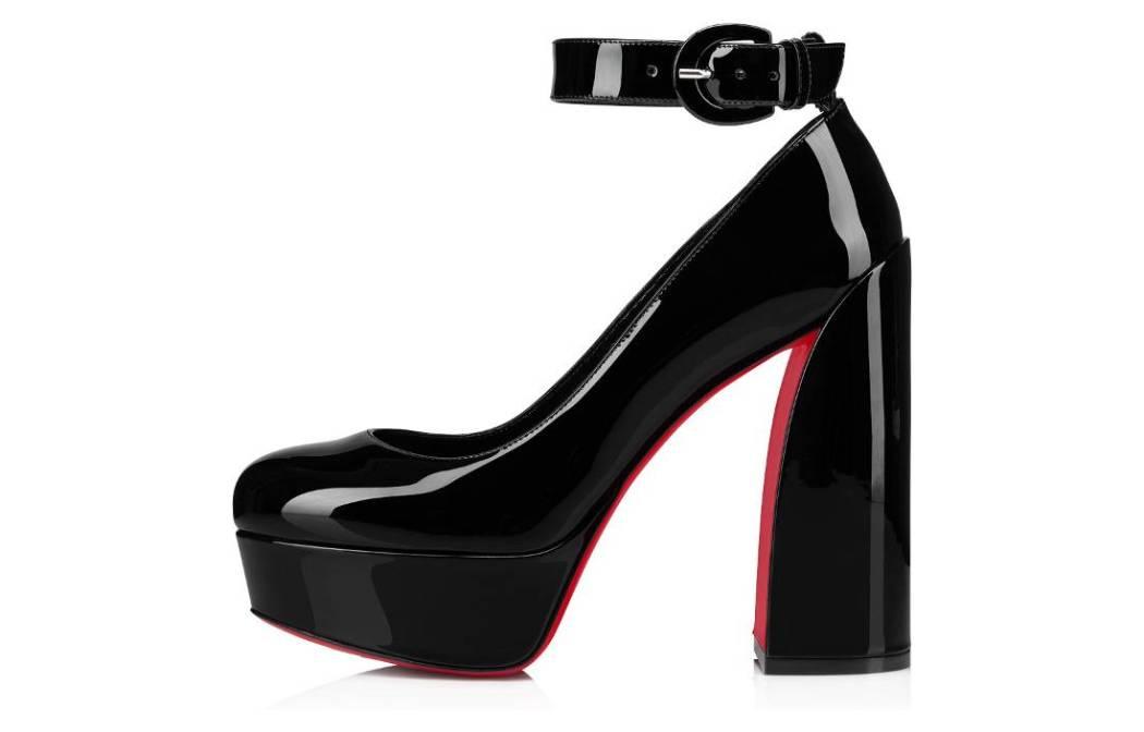 (Women) Christian Louboutin Patent Leather Stiletto Heels 13cm 'Black' 'Elegant Temperament' 1230758B439