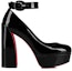 Order (W) Christian Louboutin Kasut Tumit Tinggi Kulit Patent 13cm 'Hitam' 'Elegan'. 1230758B439