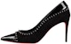 (W) Christian Louboutin Tumit Tinggi Paku Kecil 'Hitam' 1230255B439