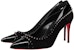(W) Christian Louboutin Tumit Tinggi Paku Kecil 'Hitam' 1230255B439