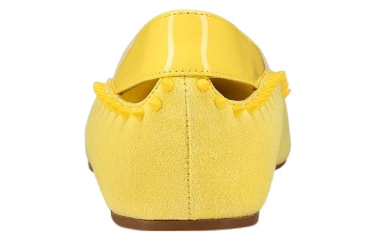 Shop (W) (女性用) クリスチャン・ルブタン パテント スリッポン ポインテッドトゥ 'イエロー' 1230257Y298 1230257Y298