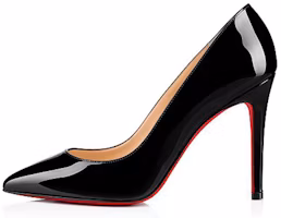 (Women) Christian Louboutin Pigalle 100mm Pump Black Patent Leather 3080680BK01 (Women) Christian Louboutin Pigalle 100mm Pump Black Patent Leather 3080680BK01