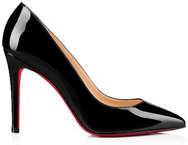 (W) Christian Louboutin Pigalle 100mm Tacón Negro de Charol 3080680BK01 Order (W) Christian Louboutin Pigalle 100mm Tacón Negro de Charol 3080680BK01