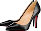 Lookbook (W) Christian Louboutin Pigalle 100mm Pam Hitam Kulit Asli 3160520BK01