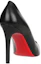Shop (W) Christian Louboutin Pigalle 100mm Pam Hitam Kulit Asli 3160520BK01