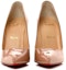 Lookbook (W) Christian Louboutin Pigalle 100mm Pam Nude Kulit Berkilat 3080680PK20